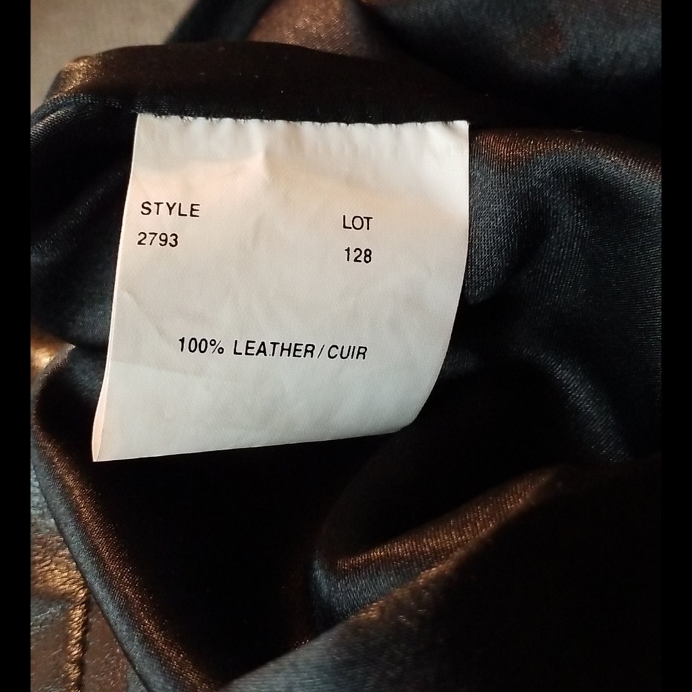 Bagatelle Black Leather Lined Skirt - Picture 9 of 10